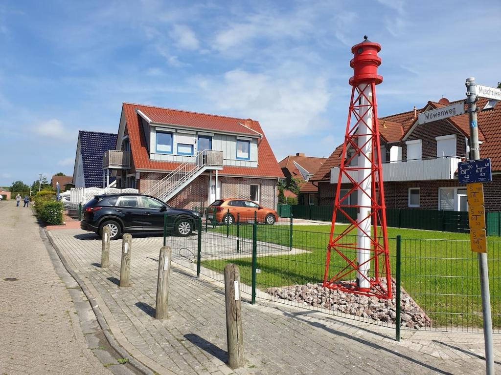 Ferienwohnung Leuchtturm Am Sandstrand Norden Dış mekan fotoğraf