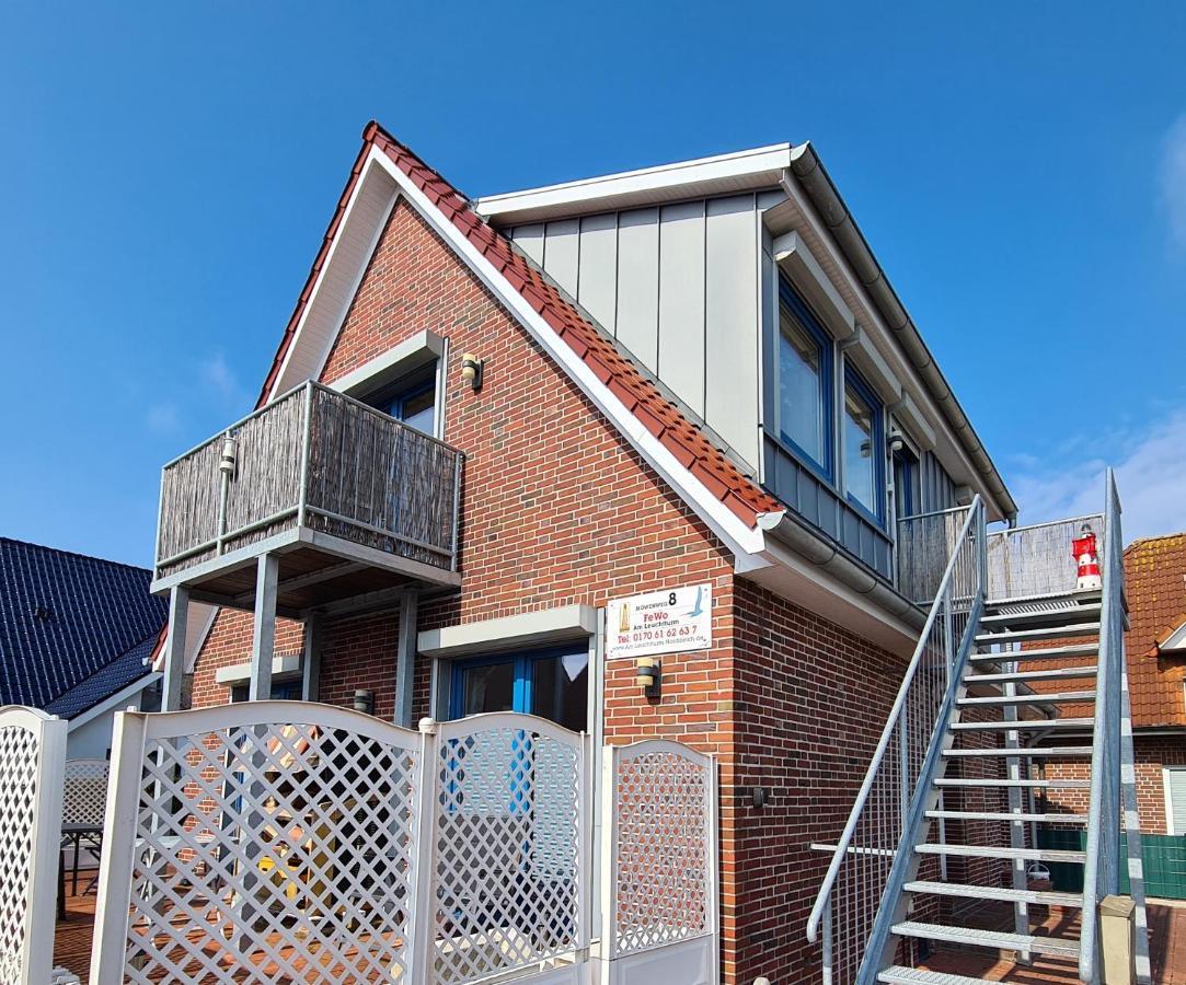 Ferienwohnung Leuchtturm Am Sandstrand Norden Dış mekan fotoğraf