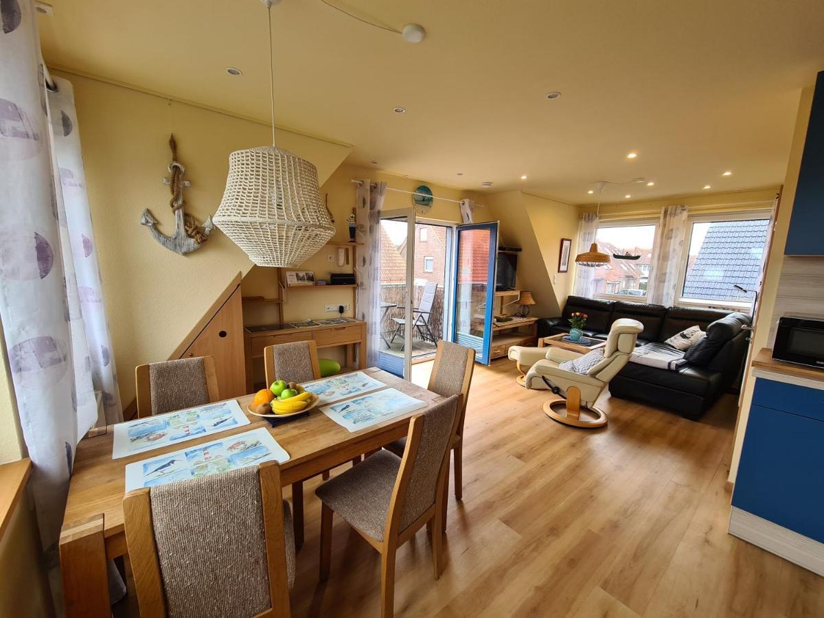 Ferienwohnung Leuchtturm Am Sandstrand Norden Dış mekan fotoğraf